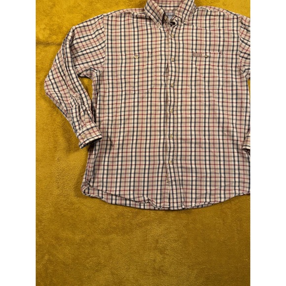 Carhartt Men's Plaid Button Up Shirt Size M 100 Cotton Long Sleeve Casual Top - Picture 2 of 12